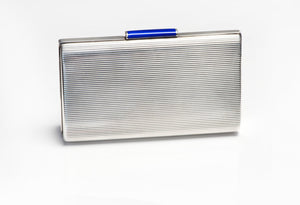 Vintage Cartier Sterling Silver Minaudiere Bag