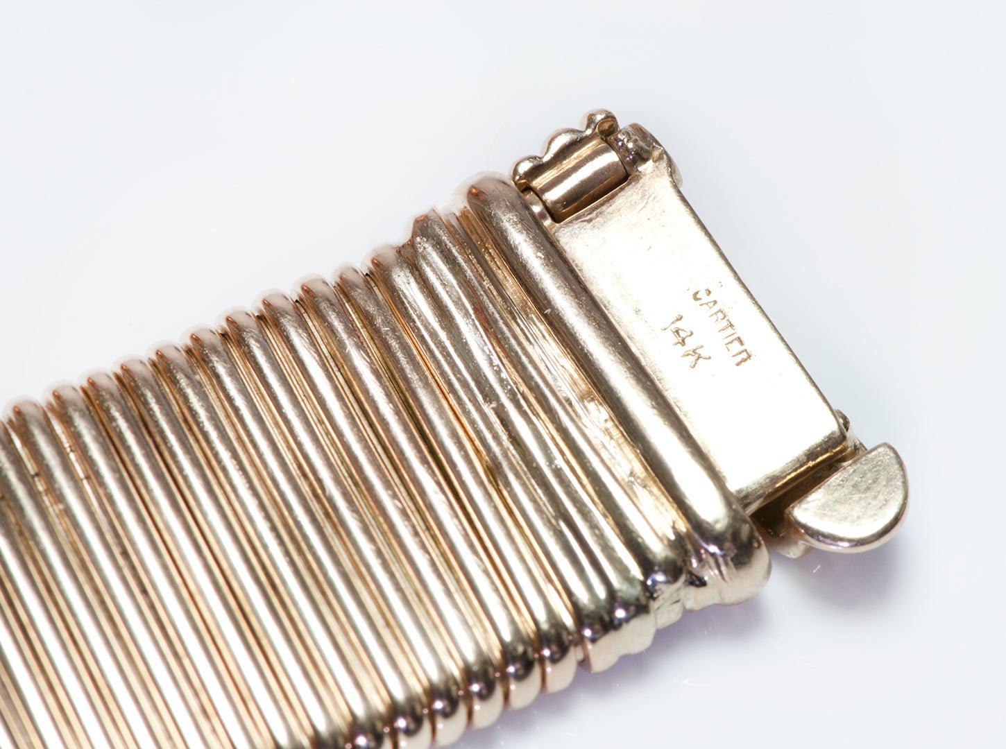 Vintage Cartier Tubogas Gold Bracelet