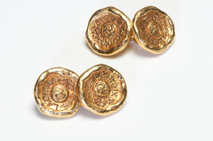 Vintage Christian Lacroix Paris Gold Plated Cufflinks