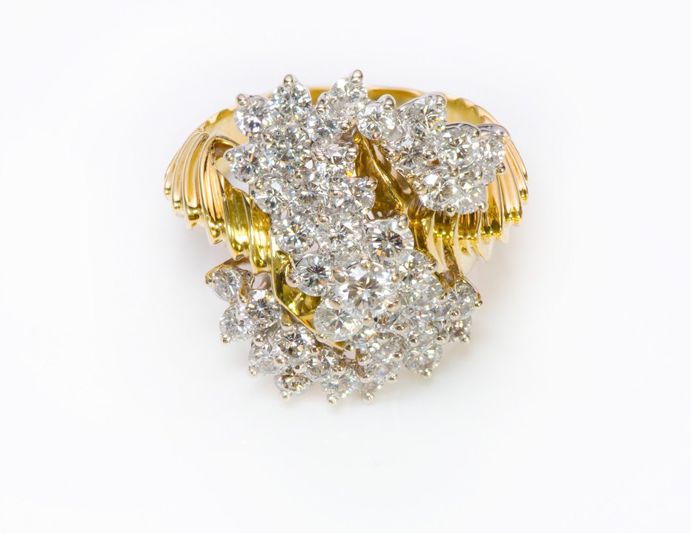 Vintage Diamond 18K Gold Ring