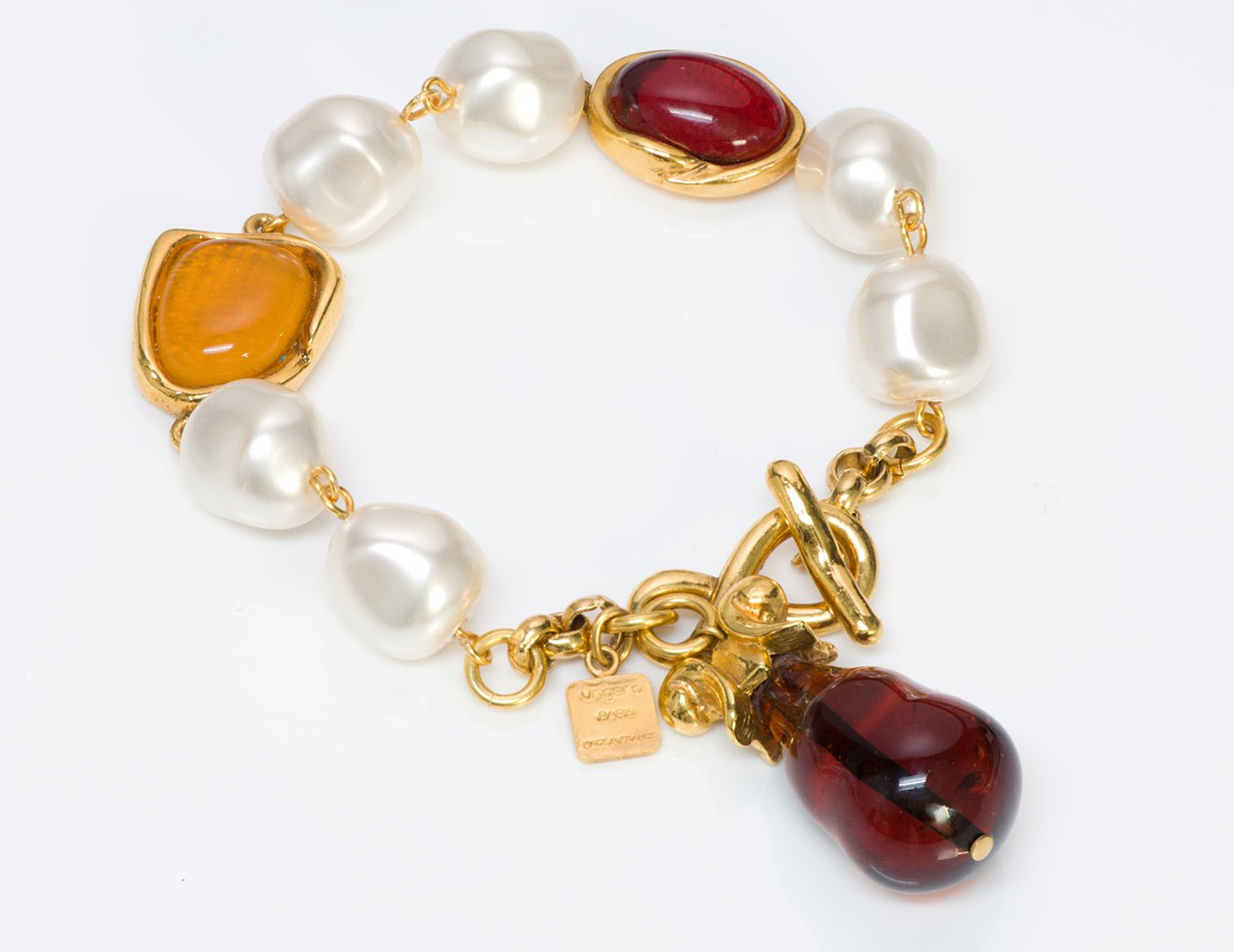 Vintage Emanuel Ungaro Paris Gripoix Pearl Bracelet