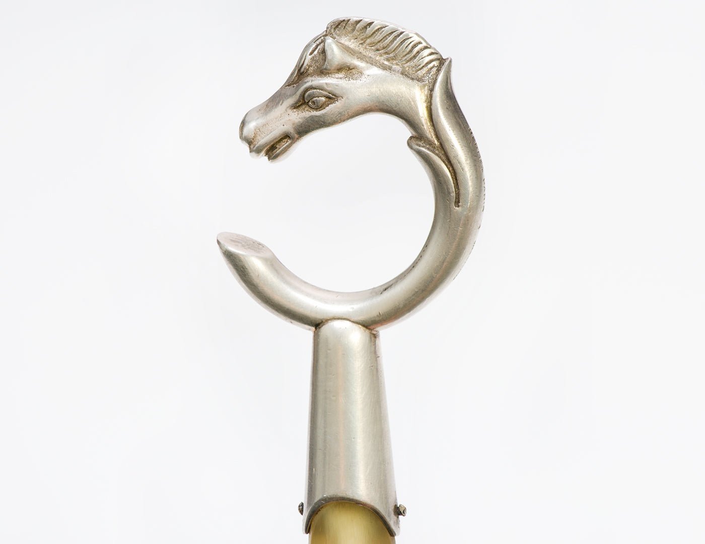 Vintage Hermes Silver Horse Head Shoe Horn