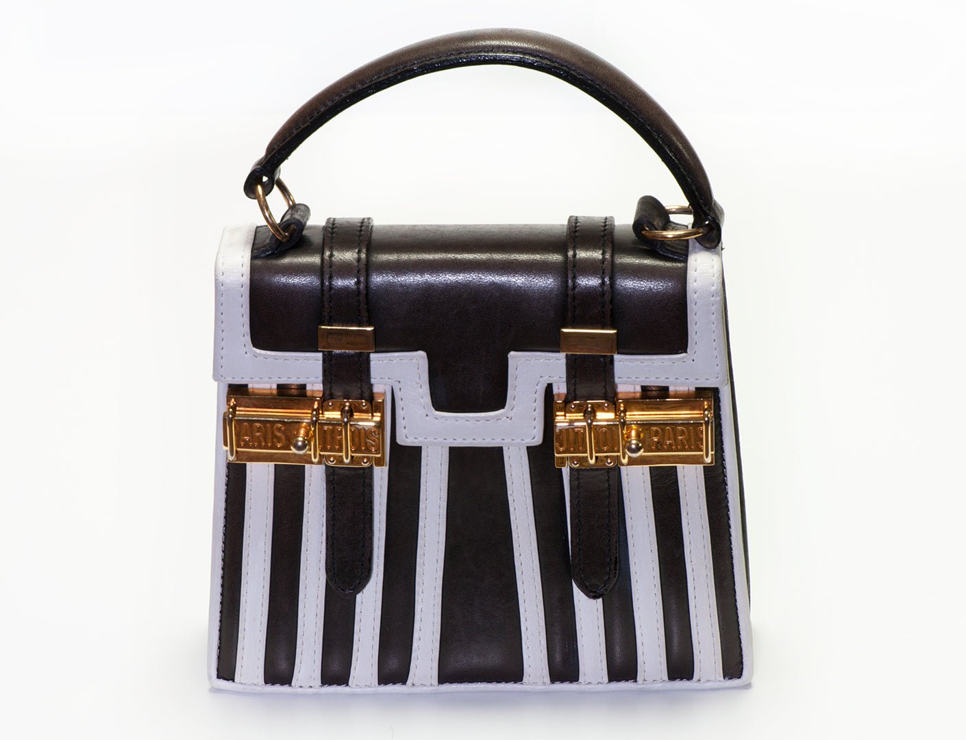 Vintage Jean-Claude Jitrois Brown Leather Mini Bag