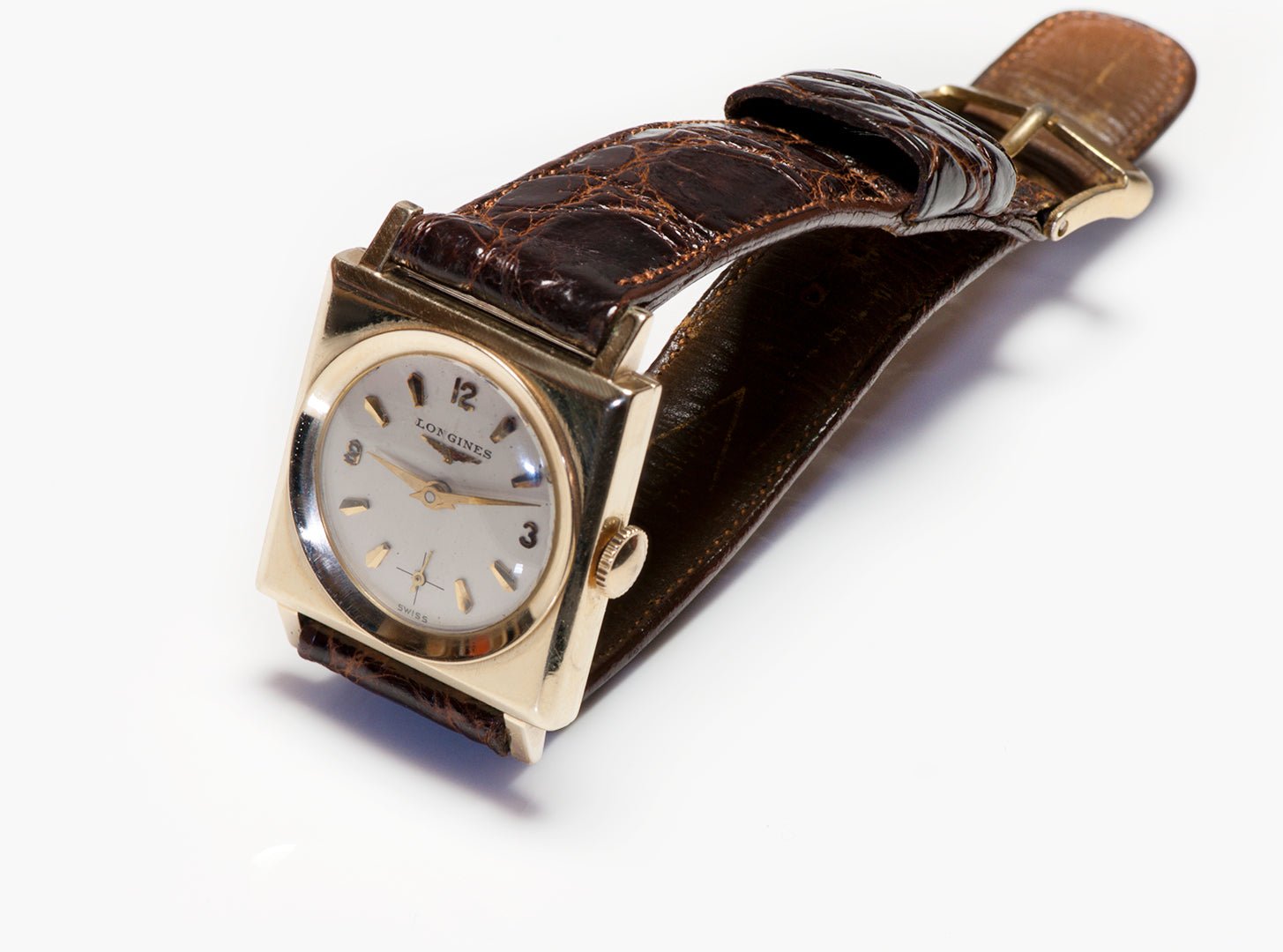 Vintage Longines Yellow Gold Men's Wrist Watch