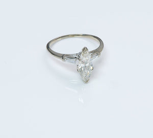Vintage Marquise Diamond Ring