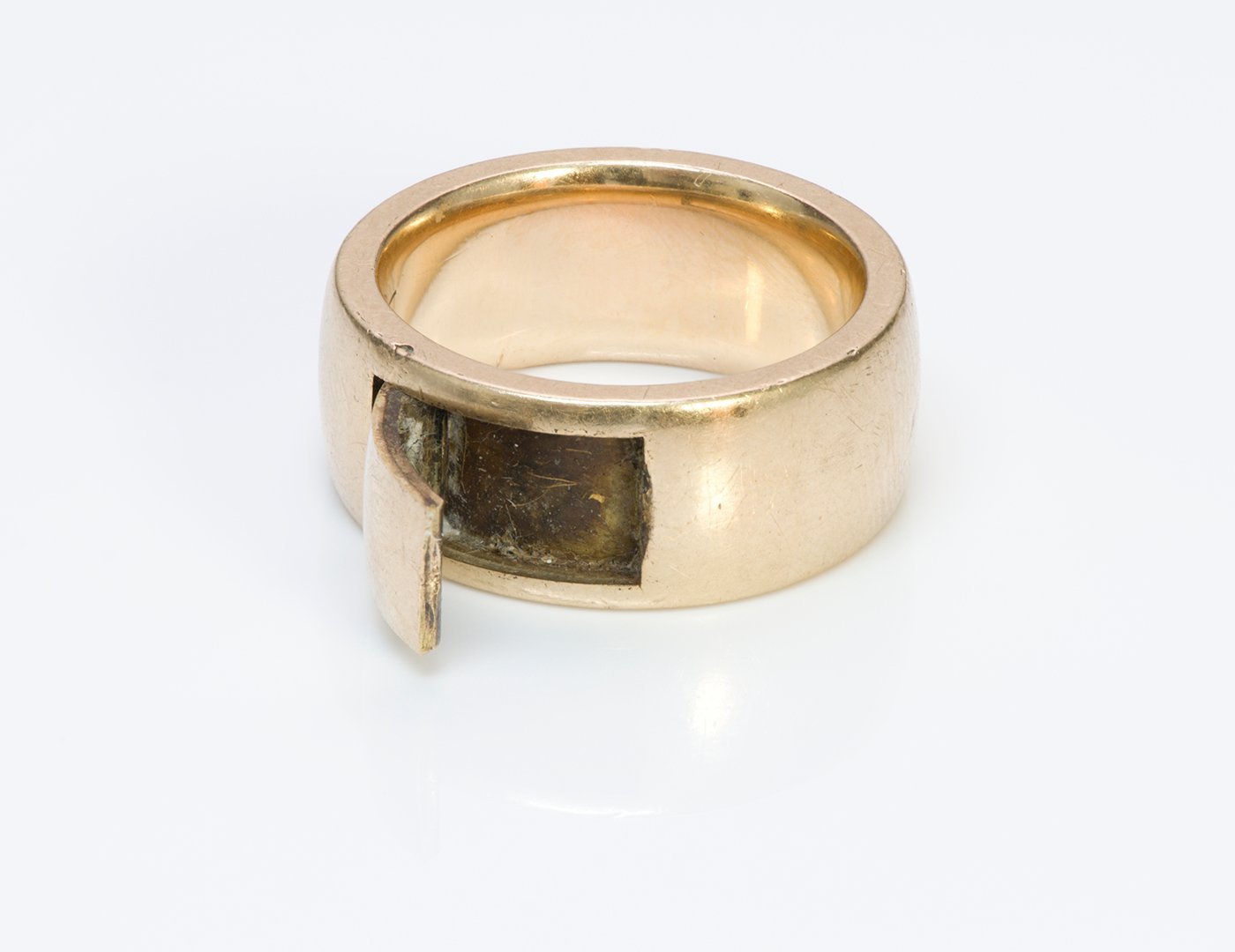 Vintage Men's Gold Poison Band Ring