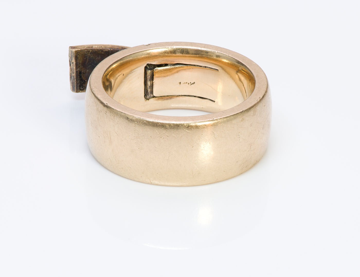 Vintage Men's Gold Poison Band Ring