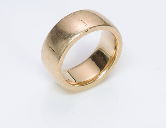 Vintage Men's Gold Poison Band Ring