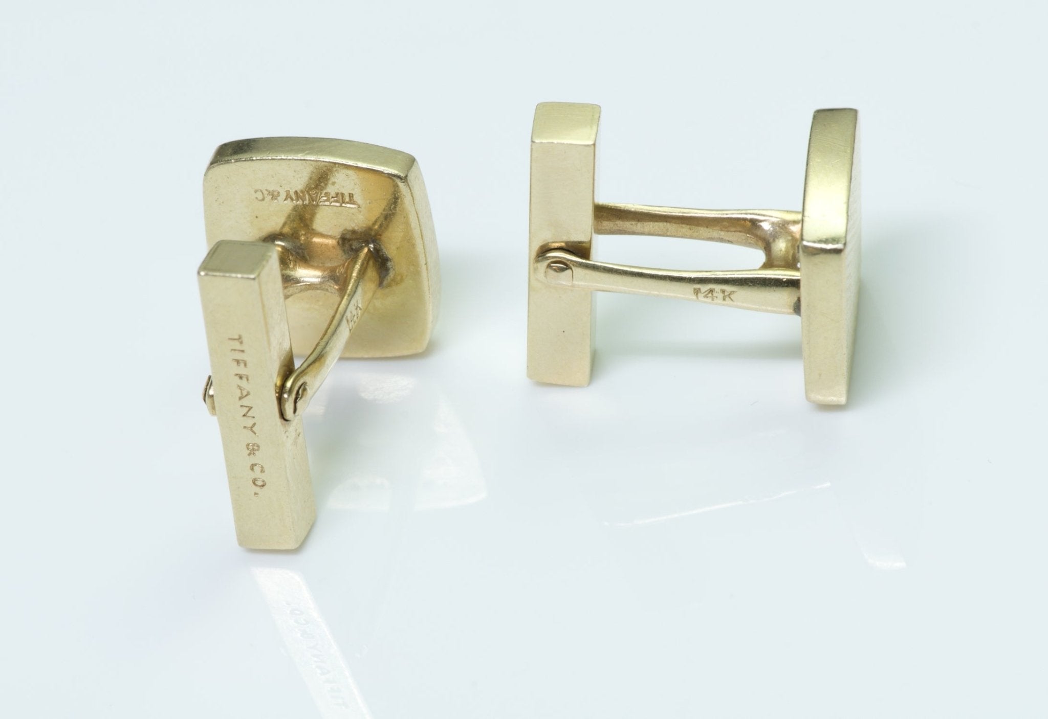 Vintage Tiffany & Co. 14K Yellow Gold Cufflinks - DSF Antique Jewelry
