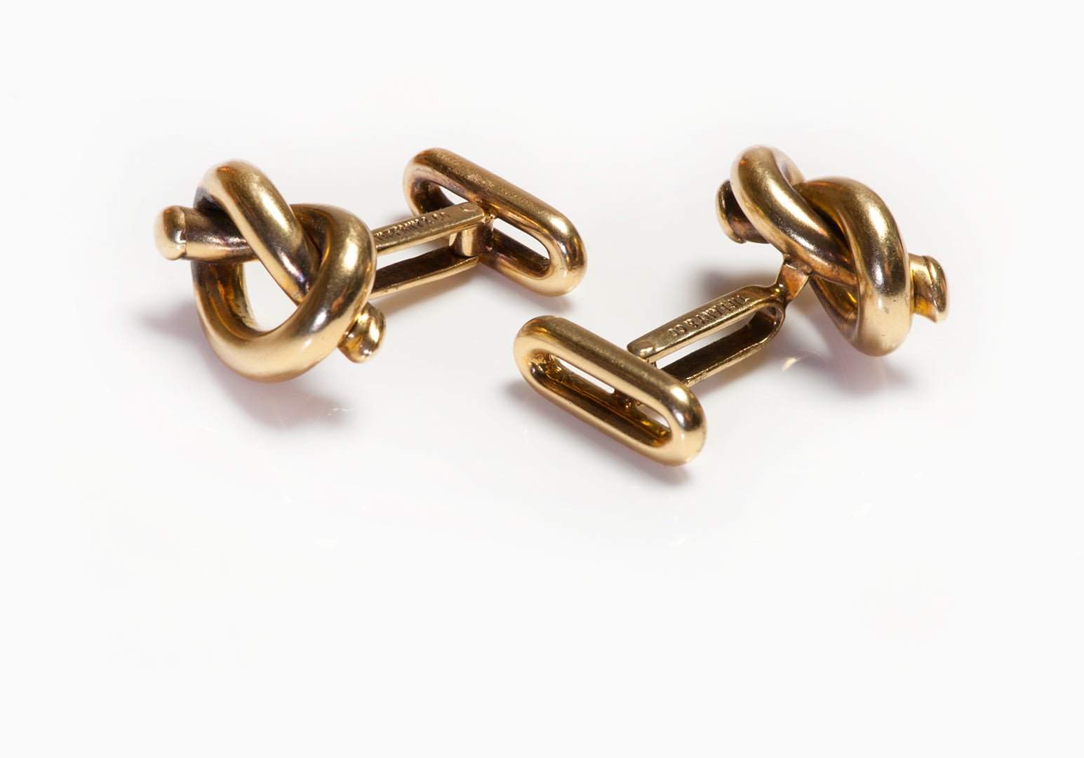 Vintage Tiffany & Co. 18K Gold Knot Cufflinks