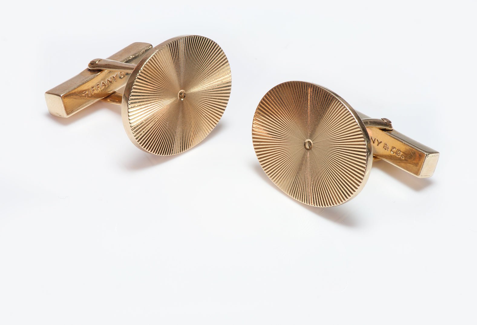 Vintage Tiffany & Co. Gold Oval Cufflinks