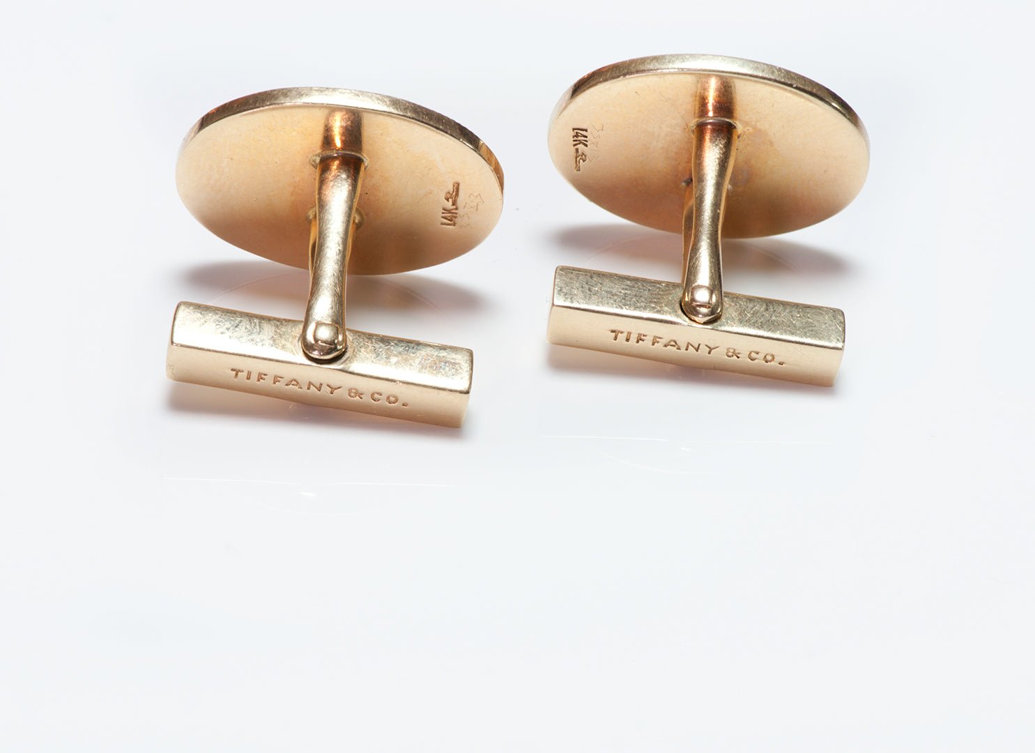 Vintage Tiffany & Co. Gold Oval Cufflinks