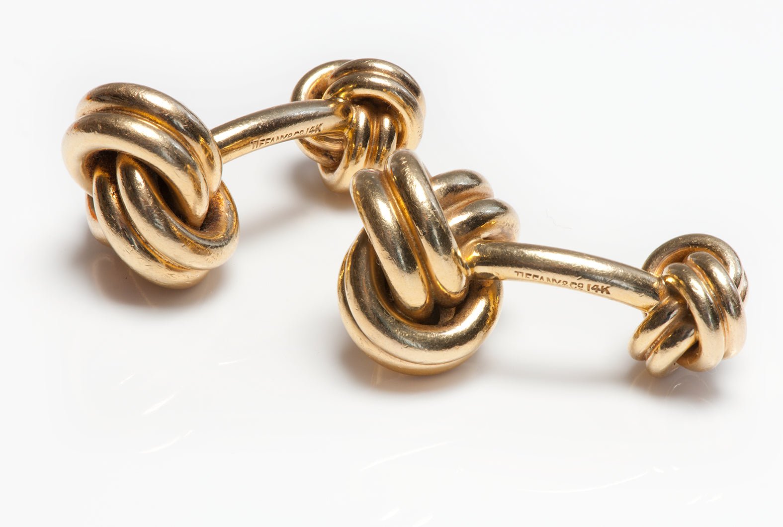 Vintage Tiffany & Co. Large Gold Knot Cufflinks