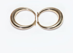 Vintage Tiffany & Co. Yellow Gold Hoop Earrings