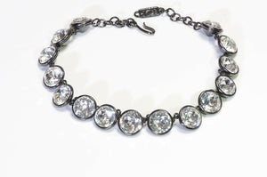 Vintage Yves Saint Laurent Crystal Riviere Necklace