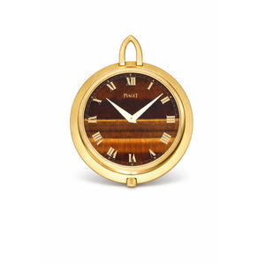 Piaget 18K Gold Tiger’s Eye Men's Pocket Watch