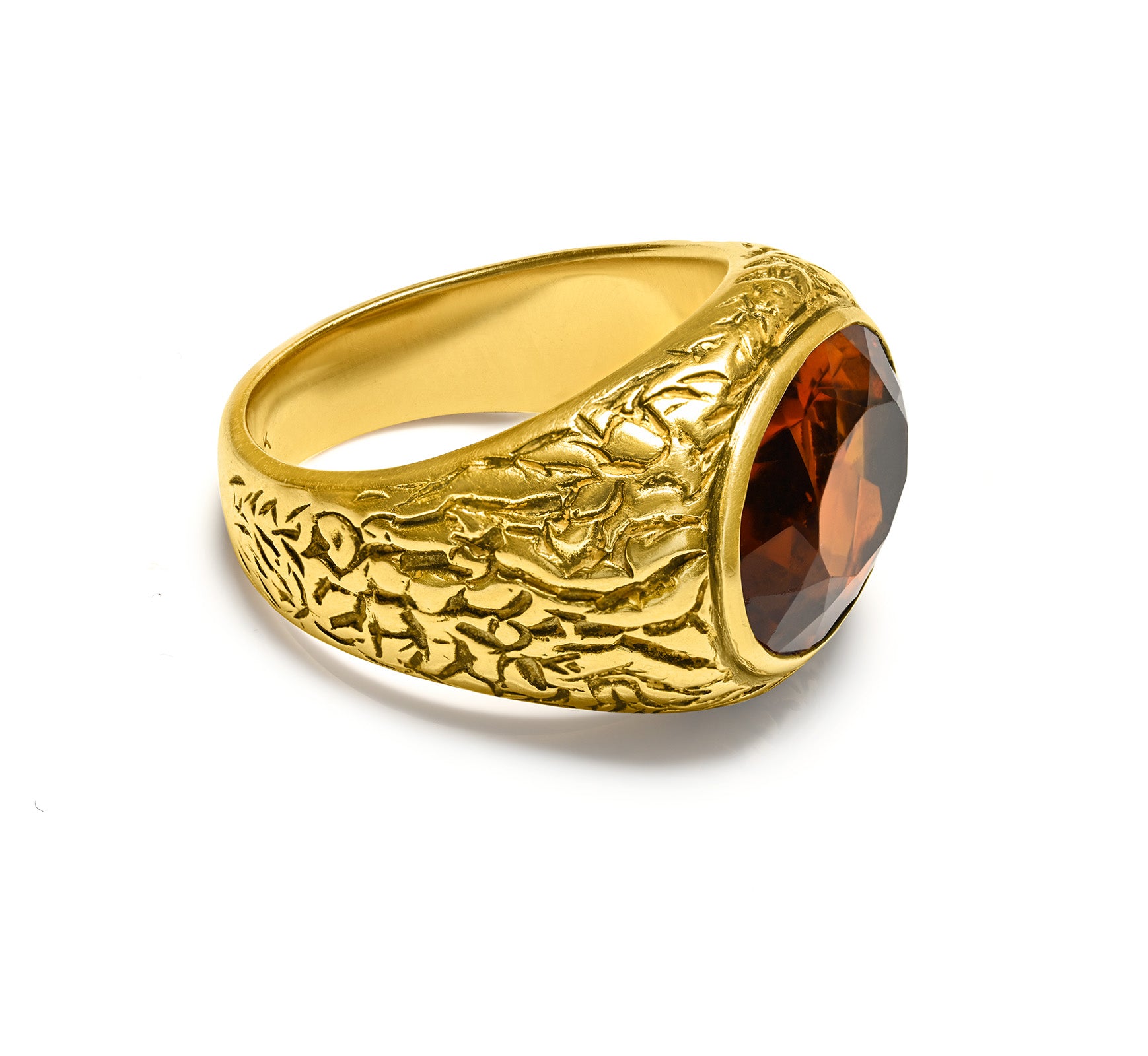 Gold Citrine Ring