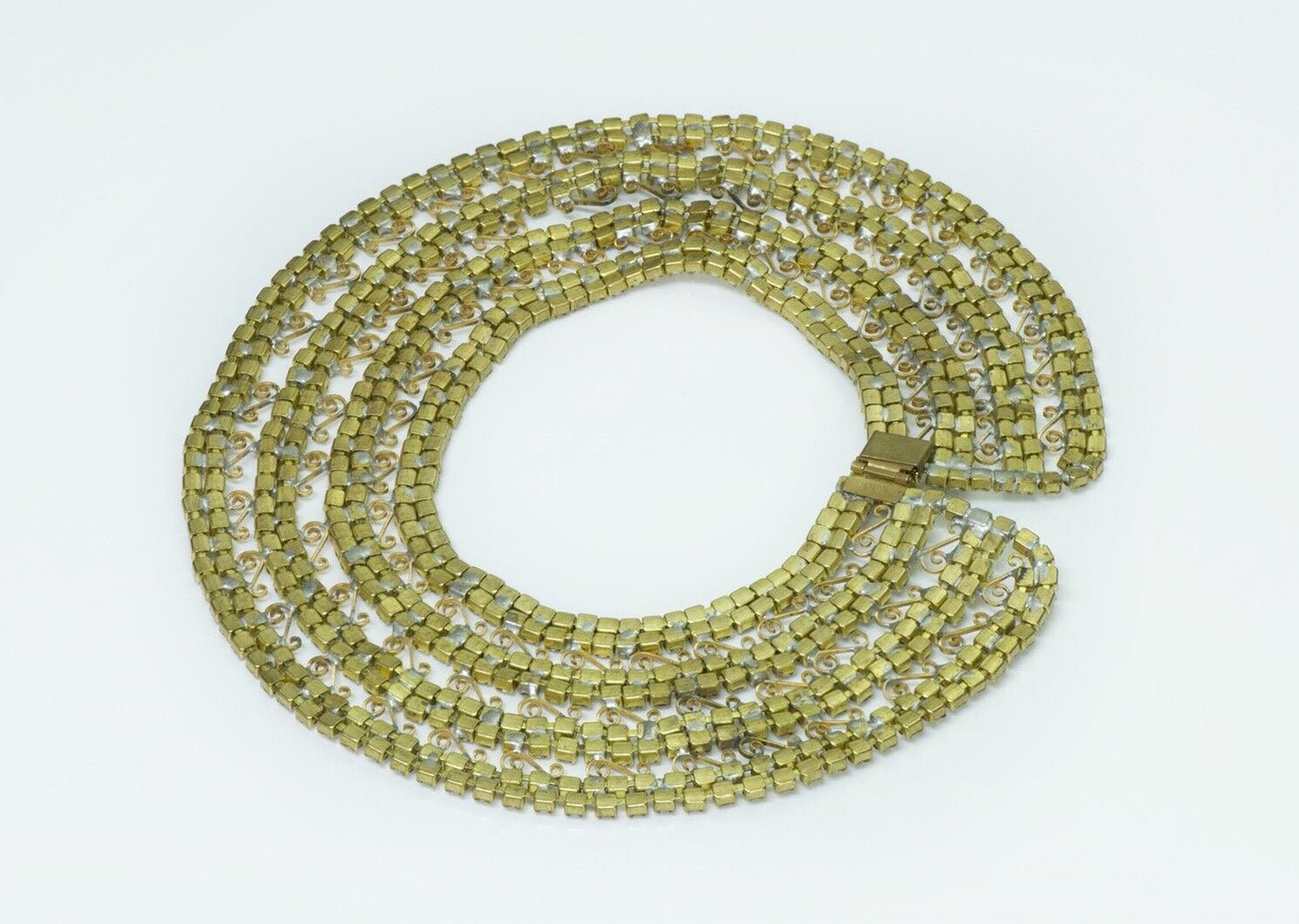 Weiss 1950’s Crystal Bib Necklace