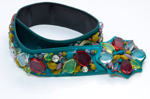 Yves Saint Laurent Rive Gauche Satin Belt
