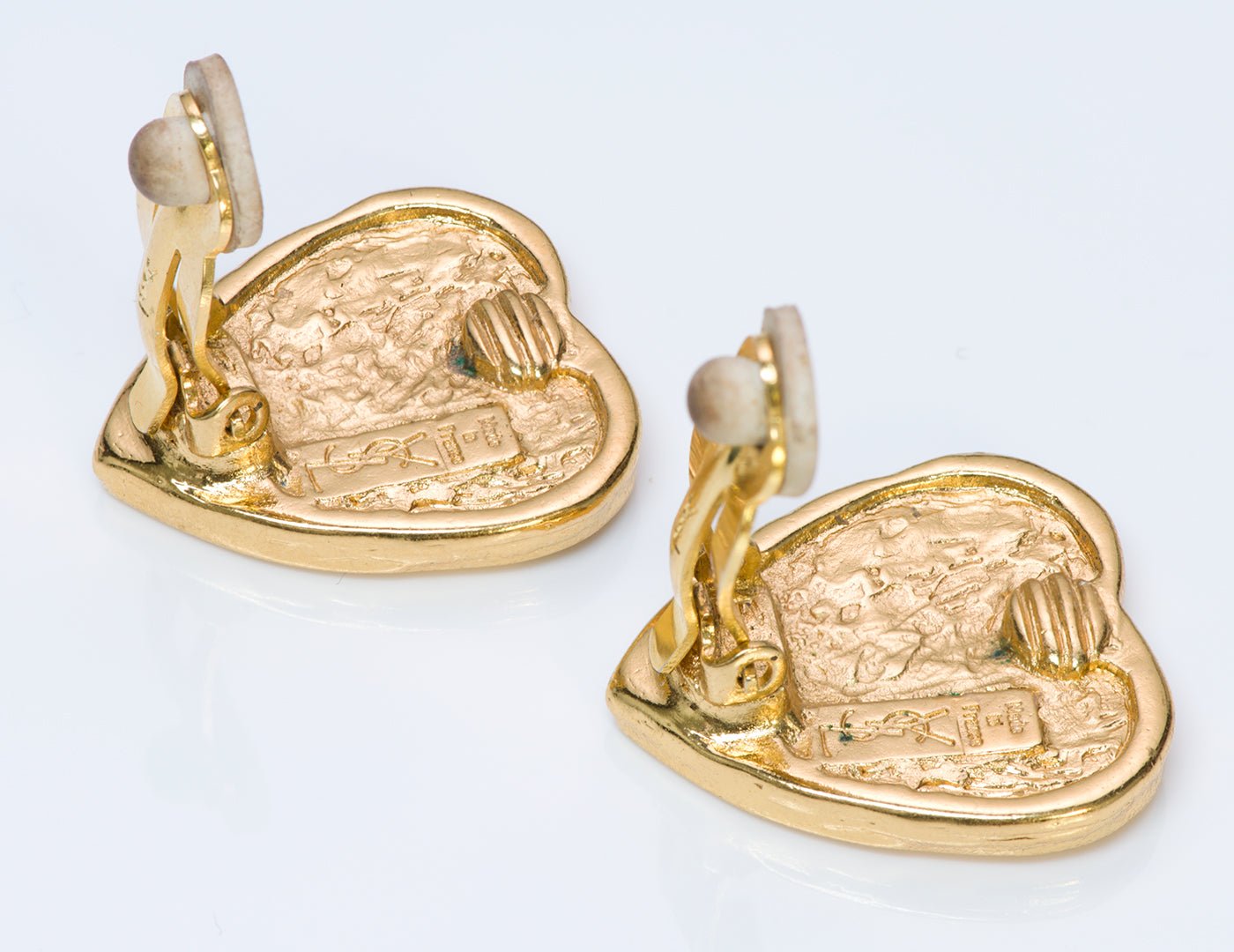 Yves Saint Laurent YSL Heart Earrings