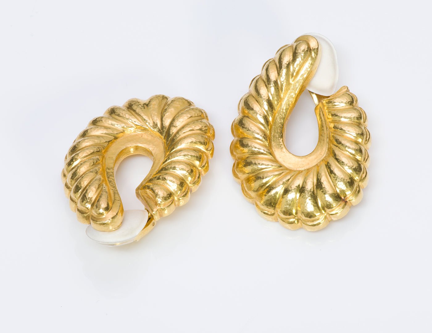 Zolotas Greece 22K Yellow Gold Earrings