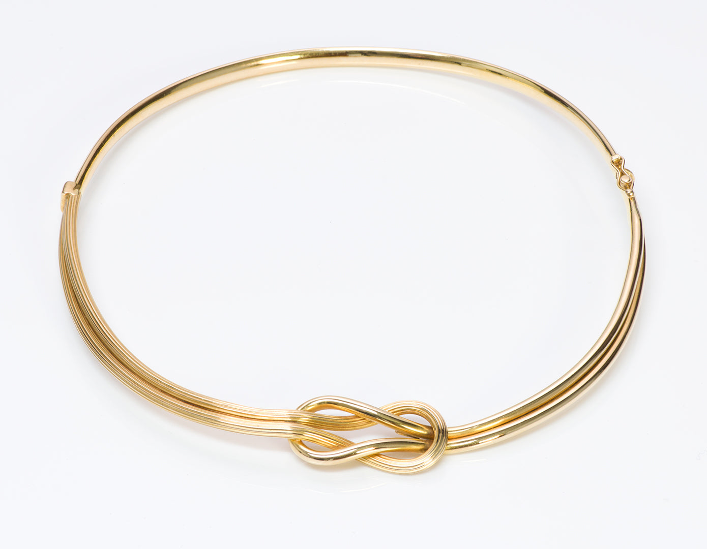 Ilias Lalaounis Greece Gold Hercules Knot Necklace