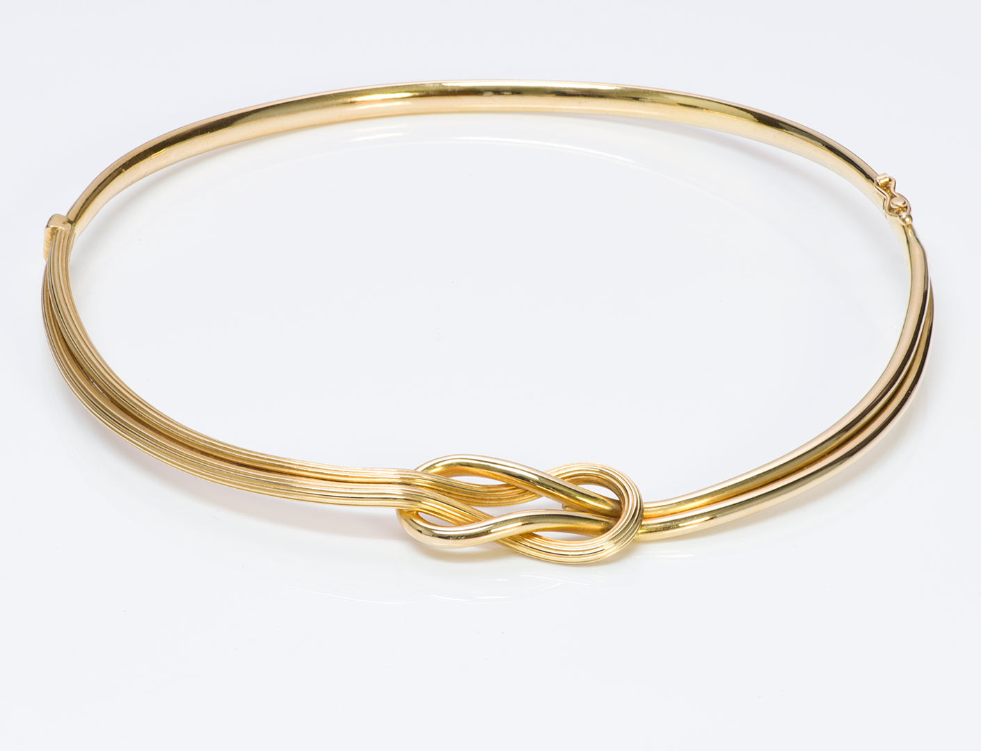 Ilias Lalaounis Greece Gold Hercules Knot Necklace